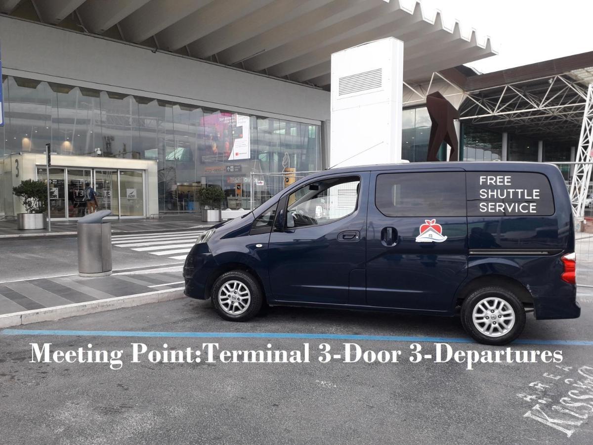 Apple Rooms Rome Airport Fiumicino Exterior foto Free shuttle service
